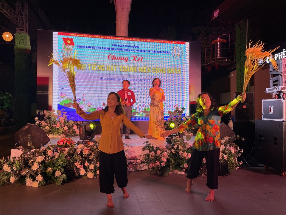 Hội thi Tiếng hát thanh niên công nhân năm 2022 tại Bình Dương.