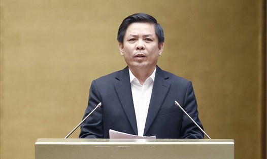 Bộ trưởng Bộ Giao thông vận tải Nguyễn Văn Thể. Ảnh: QH