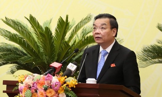 Đại biểu HĐND TP Hà Nội đồng ý bãi nhiệm ông Chu Ngọc Anh. Ảnh: XH