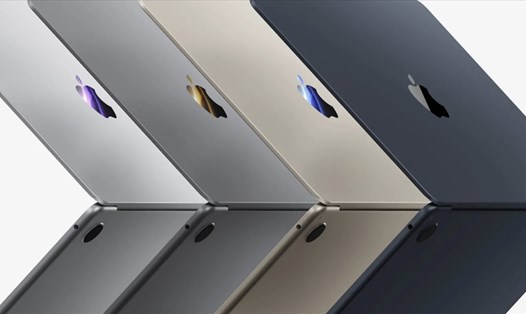 Các màu sắc của mẫu MacBook Air mới từ Apple. Ảnh: Apple