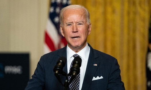 Tổng thống Joe Biden công bố các biện pháp khẩn cấp để thúc đẩy nguồn cung năng lượng của Mỹ. Ảnh: AFP