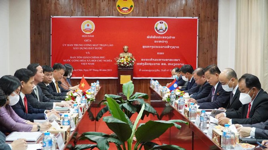 Quang cảnh cuộc hội đàm. Ảnh: Song Minh