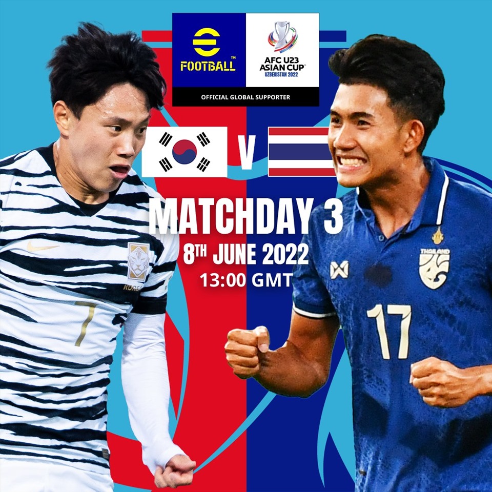 Link xem trực tiếp U23 Hàn Quốc vs U23 Thái Lan tại VCK U23 Châu Á 2022