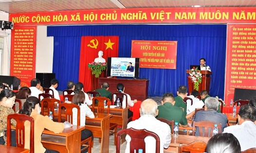 Bộ Tư lệnh Vùng Cảnh sát biển 4 phối hợp tuyên truyền, phổ biến pháp luật về biển đảo tại Bạc Liêu.