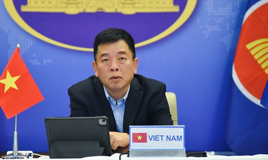 Đại sứ Vũ Hồ, Quyền Trưởng SOM ASEAN Việt Nam. Ảnh: Bộ Ngoại giao