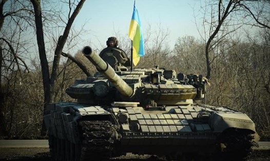 Xe tăng của quân đội Ukraina. Ảnh: Bộ Quốc phòng Ukraina