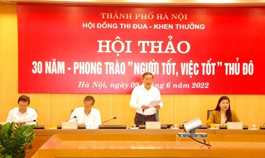 Phó Chủ tịch Thường trực UBND Thành phố Lê Hồng Sơn phát biểu khai mạc Hội thảo.
