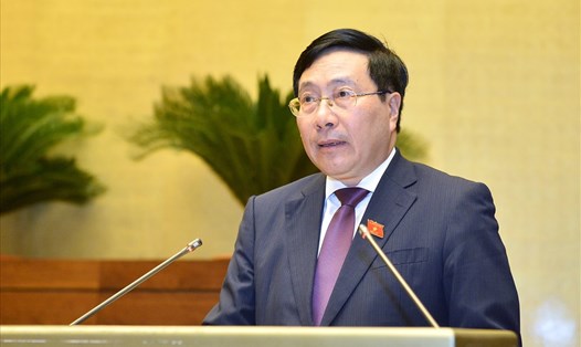 Phó Thủ tướng Thường trực Chính phủ Phạm Bình Minh. Ảnh: QH