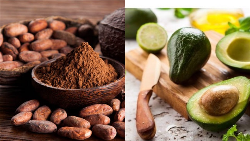 Mặt nạ từ bơ và cacao