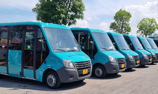 Xe buýt 22 chỗ được lựa chọn để khai thác trên tuyến buýt Hào Nam - Khu Liên Cơ - Hào Nam.