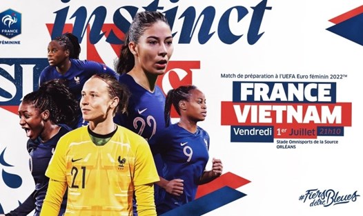 Tuyển nữ Pháp sẽ có trận giao hữu gặp tuyển nữ Việt Nam trước thềm EURO 2022. Ảnh: FFF