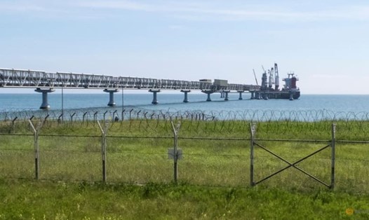 Nhà máy khí tự nhiên hóa lỏng do Sakhalin Energy vận hành tại Prigorodnoye trên đảo Sakhalin ở Thái Bình Dương, Nga, ngày 15.7.2021. Ảnh: Reuters