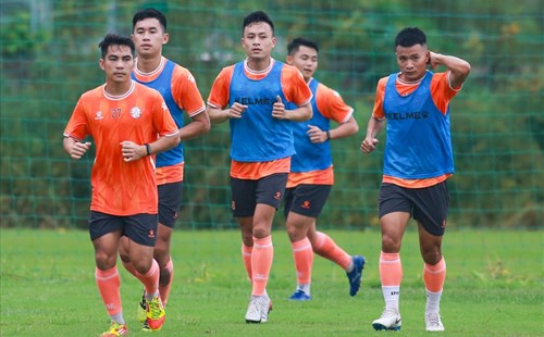 CLB TPHCM đổi kế hoạch tập luyện trước trận gặp Thanh Hoá