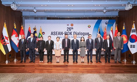 Đối thoại ASEAN và Hàn Quốc lần thứ 26 tại Seoul, Hàn Quốc ngày 1.7. Ảnh: Bộ Ngoại giao