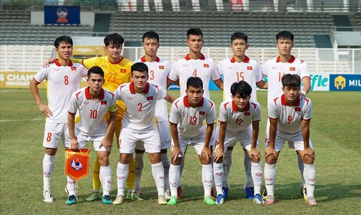 U19 Việt Nam cần kết quả hòa trước U19 Thái Lan để giành vé đi tiếp. Ảnh: VFF