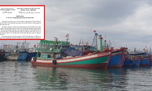 Khánh Hòa "khai tử" 19 tàu cá dù ngư dân sống và tàu đang nằm bờ.