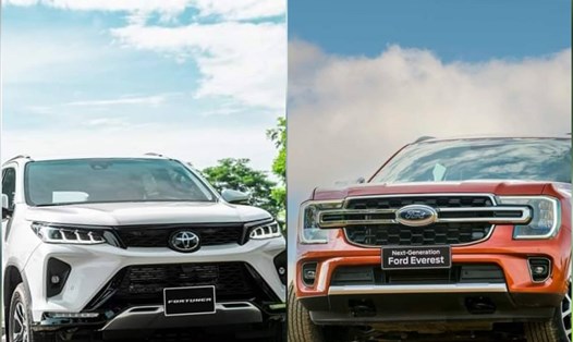 Ford Everest 2022 và Toyota Fortuner 2022