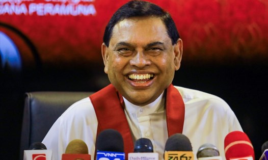 Cựu Bộ trưởng Tài chính Sri Lanka Basil Rajapaksa, em trai của Tổng thống Sri Lanka Gotabaya Rajapaksa. Ảnh: AFP