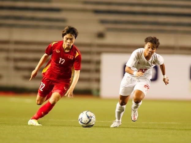 Đánh bại Myanmar, tuyển nữ Việt Nam gặp chủ nhà Philippines tại bán kết AFF Cup nữ 2022