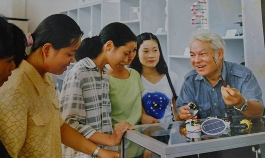 TS vật lý Nguyễn Văn Khải (Hà Nội) đề nghị dừng tổ chức Cuộc thi Khoa học kỹ thuật dành cho học sinh. Ảnh: VĐ