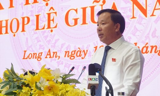 Chủ tịch UBND tỉnh Long An Nguyễn Văn Út. Ảnh: An Long