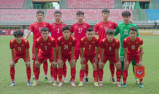 U19 Việt Nam nhận thất bại 0-3 trước U19 Malaysia ở bán kết U19 Đông Nam Á 2022. Ảnh: VFF