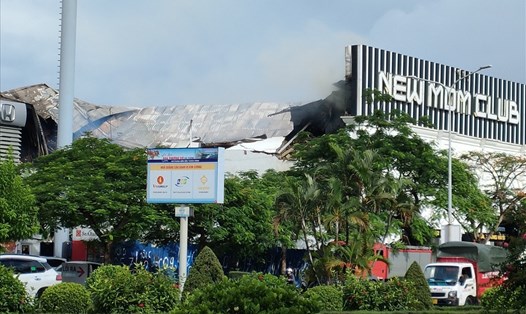 Vũ trường New MDM sau vụ cháy ngày 13.7. Ảnh: Băng Tâm