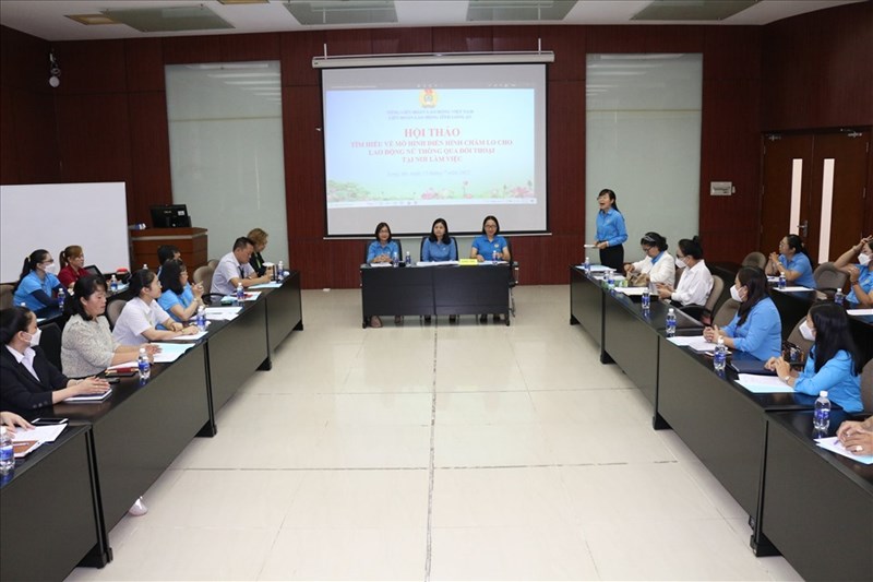 Hội thảo về chăm lo cho lao động nữ tại Long An