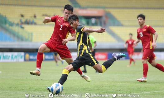 U19 Malaysia đã đánh bại U19 Việt Nam 3-0 với một lối chơi chắc chắn, hiệu quả. Ảnh: FAM