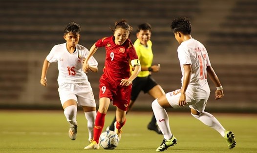 Tuyển nữ Việt Nam sẽ không có trận đấu dễ dàng khi gặp tuyển Philippines. Ảnh: VFF