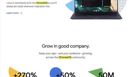 ChromeOS- sự thay đổi nhỏ nhưng mang ý nghĩa lớn của Google. Ảnh: Google