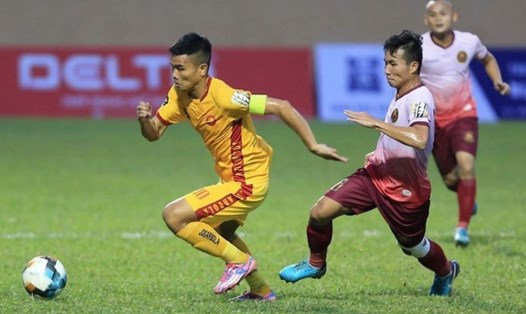 Câu lạc bộ Thanh Hoá tiếp đón Sài Gòn trên sân nhà ở vòng 7 V.League 2022. Ảnh: VPF