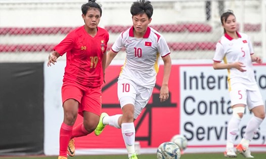 Huấn luyện viên Mai Đức Chung cho rằng tuyển nữ Việt Nam đã chơi không tập trung dẫn đến trận thua trước Myanmar tại AFF Cup nữ 2022. Ảnh: VFF