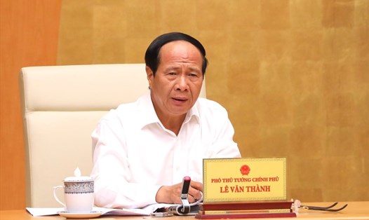 Phó Thủ tướng Lê Văn Thành nêu rõ phát triển đường cao tốc là một trong những nhiệm vụ rất quan trọng. Ảnh: Đức Tuân
