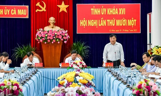 Cà Mau chính thức ra mắt Ban chỉ đạo phòng chống tham nhũng tiêu cực. Ảnh: Phong Phú