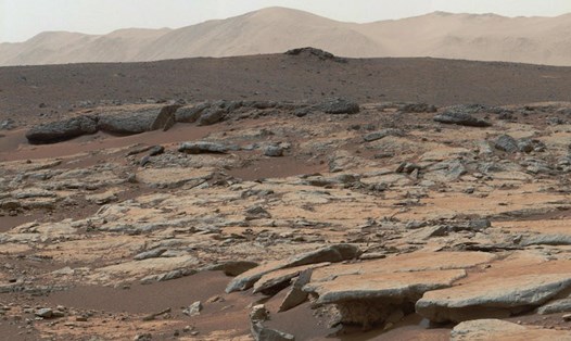 Một phần của Vịnh Yellowknife ở miệng núi lửa Gale trên sao Hỏa được tàu thám hiểm Curiosity chụp lại. Ảnh: NASA