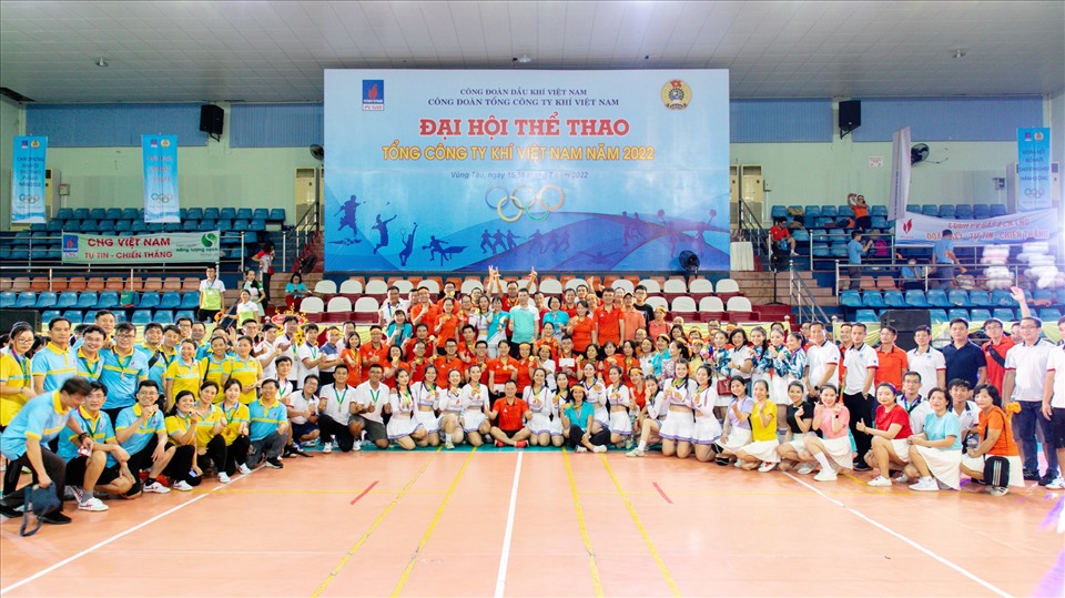 Ban Lãnh đạo PV GAS chia vui cùng Đại hội với tinh thần thể thao  “Đoàn kết - Trung thực - Cao thượng - Tiến bộ”