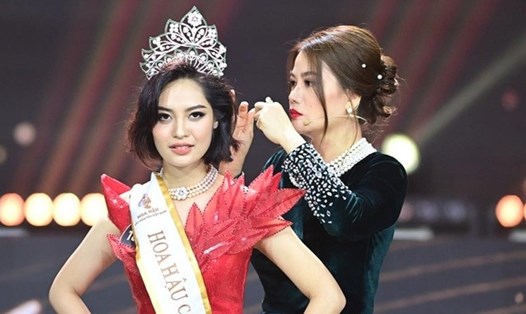 Trương Ngọc Ánh nói lý do Nông Thuý Hằng không được cử thi Miss Earth. Ảnh: BTC.