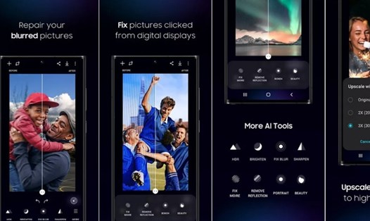 Samsung ra mắt ứng dụng chỉnh sửa hình ảnh với hỗ trợ của trí tuệ nhân tạo. Ảnh chụp màn hình.