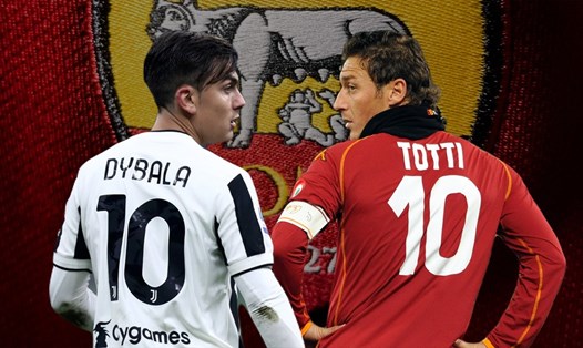 Dybala và Totti đều là những số 10 xuất sắc tại Serie A. Ảnh: Eurosports