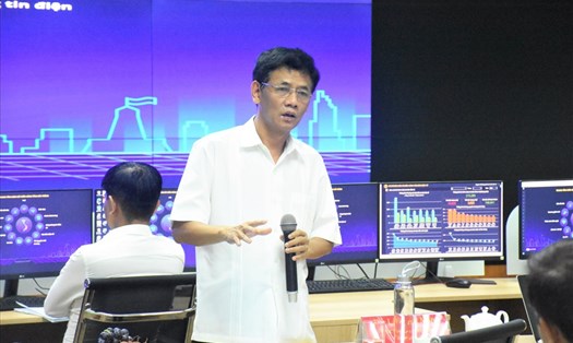 Bí thư Tỉnh ủy Sóc Trăng Lâm Văn Mẫn phát biểu tại buổi làm việc