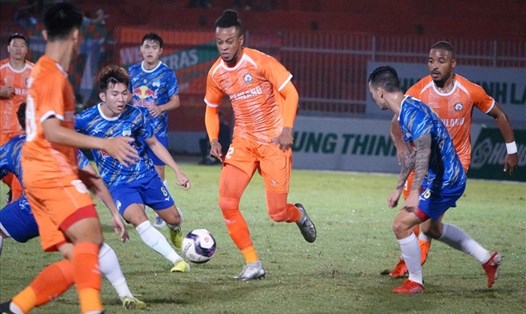 Bình Định tiếp đón Hoàng Anh Gia Lai tại vòng 5 V.League 2022. Ảnh: Nguyễn Đăng