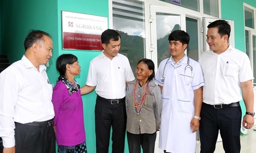Trạm y tế xã Phước Thành huyện Phước Sơn tỉnh Quảng Nam - Công trình do Agribank tài trợ. Ảnh: Agribank
