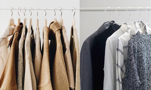 Tủ quần áo đơn sắc giúp bạn tiết kiệm thời gian, tiền của. Đồ họa: Doãn Hằng