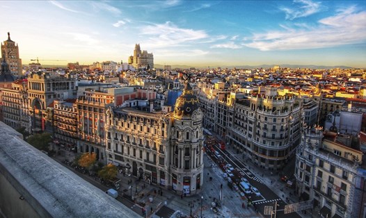 Thành phố Madrid (Tây Ban Nha). Ảnh: Travellive