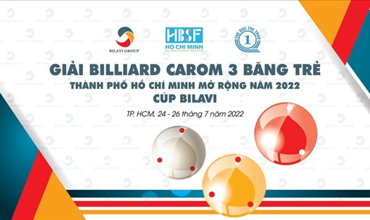 Giải billiards carom 3 băng trẻ TPHCM mở rộng 2022 là lần đầu tiên Việt Nam tổ chức 1 giải billiards carom 3 băng dành cho các vận động trẻ dưới 21 tuổi. Ảnh: L.P