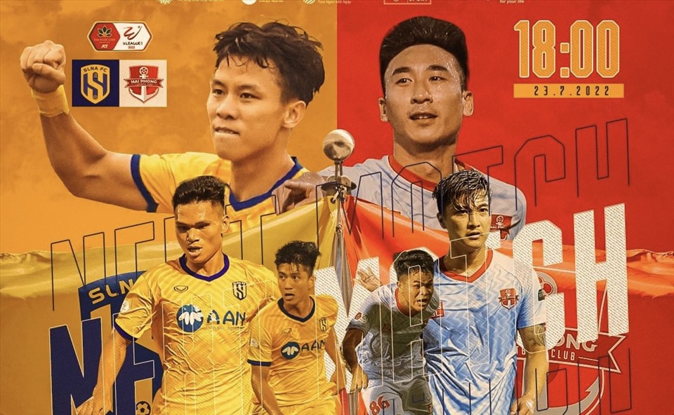 Link xem trực tiếp trận SLNA vs Hải Phòng, vòng 9 V.League 2022