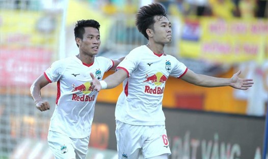 Hoàng Anh Gia Lai giành chiến thắng trước Thanh Hoá ở vòng 9 V.League 2022. Ảnh: HAGL