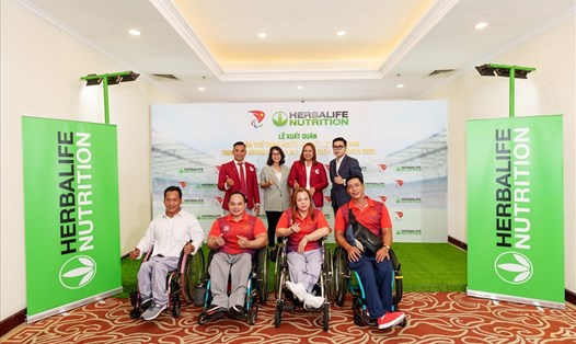 Herbalife đồng hành cùng Hiệp Hội Paralympic Việt Nam tổ chức Lễ Xuất quân cho 120 vận động viên NKT Việt Nam tham gia Para ASEAN Games lần thứ 11 tại Indonesia