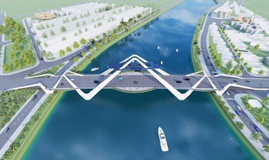 Lào Cai chuẩn bị đầu tư 450 tỉ đồng xây dựng cây cầu thứ 9 bắc qua sông Hồng. Ảnh: DVTK.